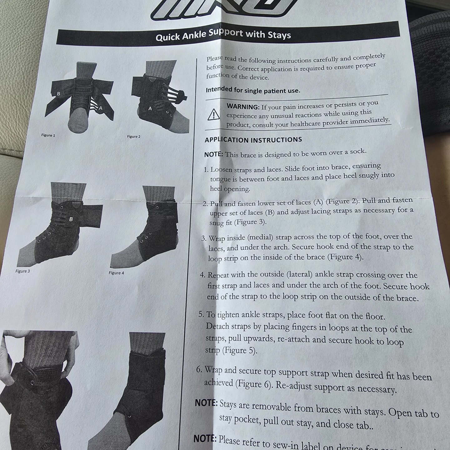 Mueller Quick Ankle Brace - photo 3