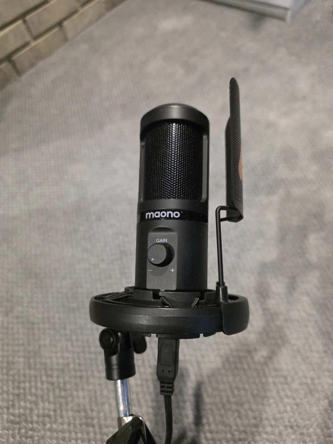 Maono USB Microphone with Boom Arm and Pop Filter - photo 2