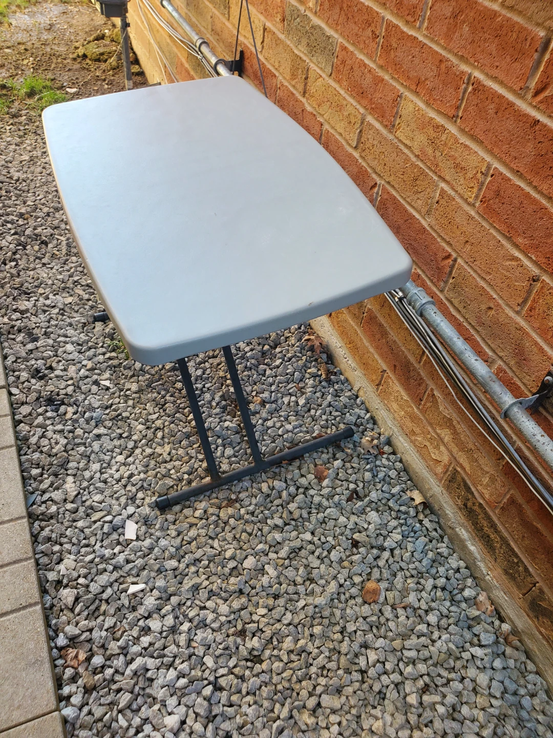 Grey Folding Table - photo 2