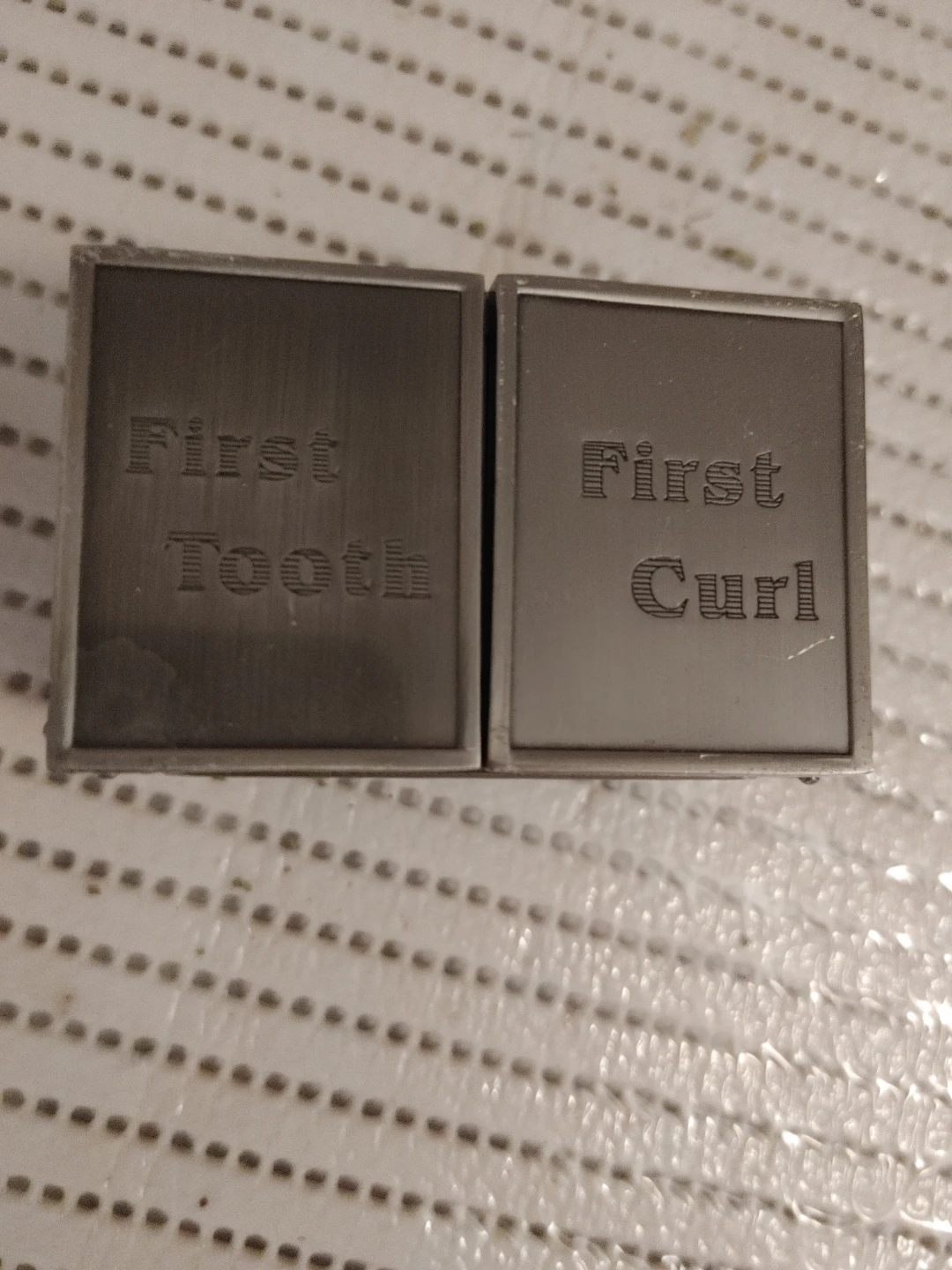 First Tooth and First Curl Keepsake Box
