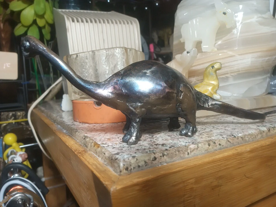 Metal Dinosaur Figurine