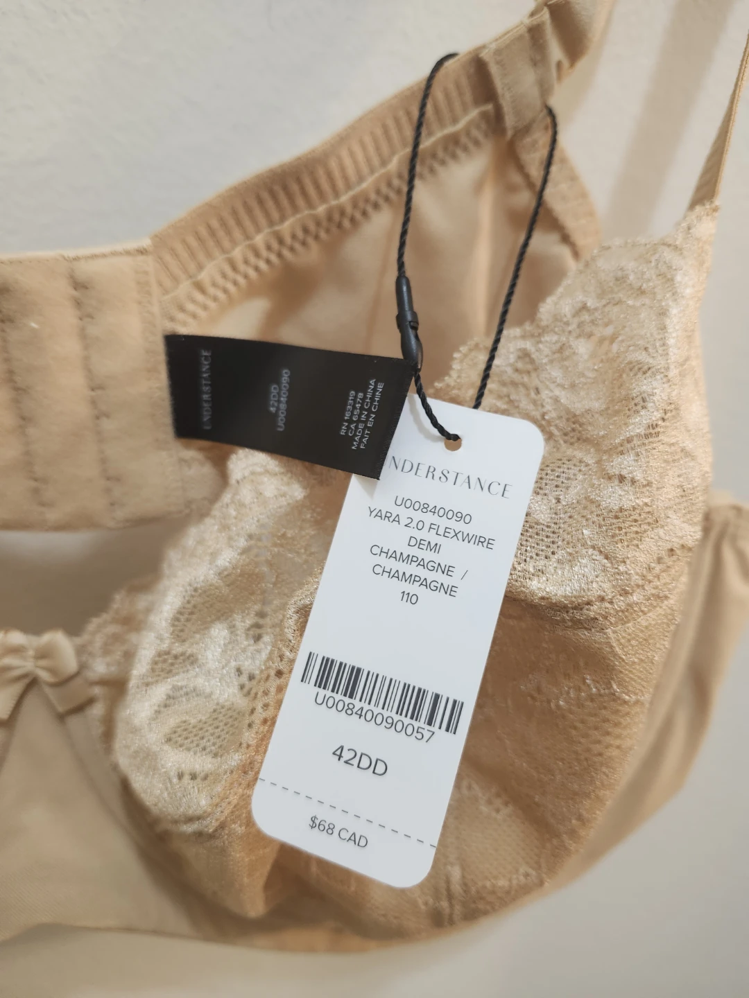 Understance Yara 2.0 Flexwire Demi Bra Champagne 42DD - photo 2