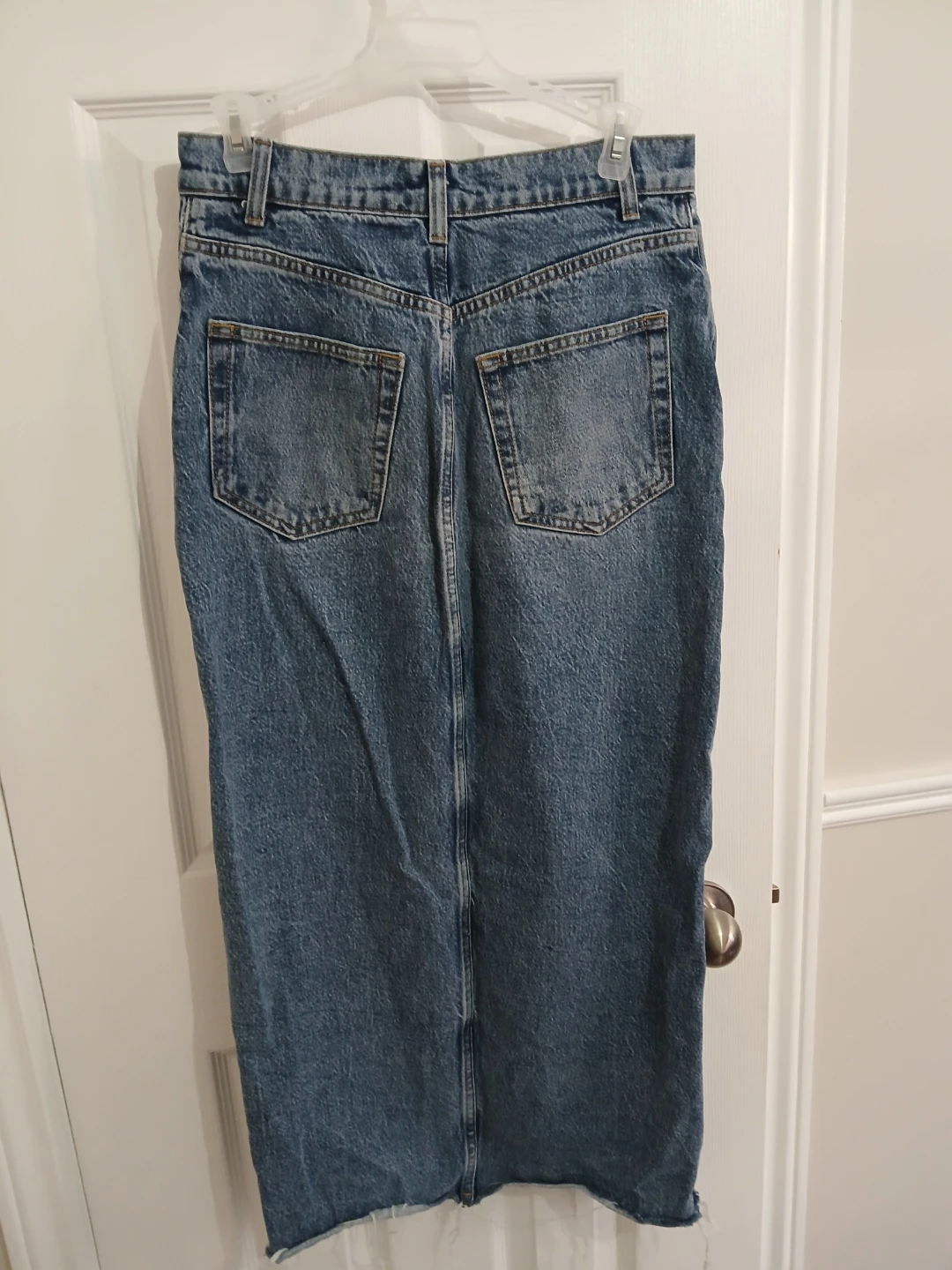 Reformation Denim Maxi Skirt Size 26 - photo 2