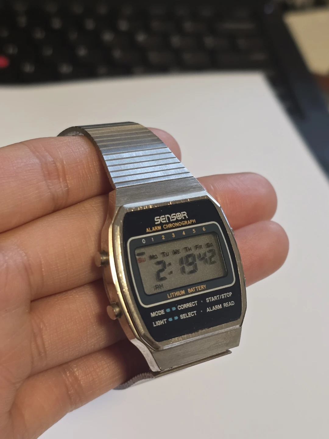 Vintage Sensor Alarm Chronograph Digital Watch lot #2 - photo 2