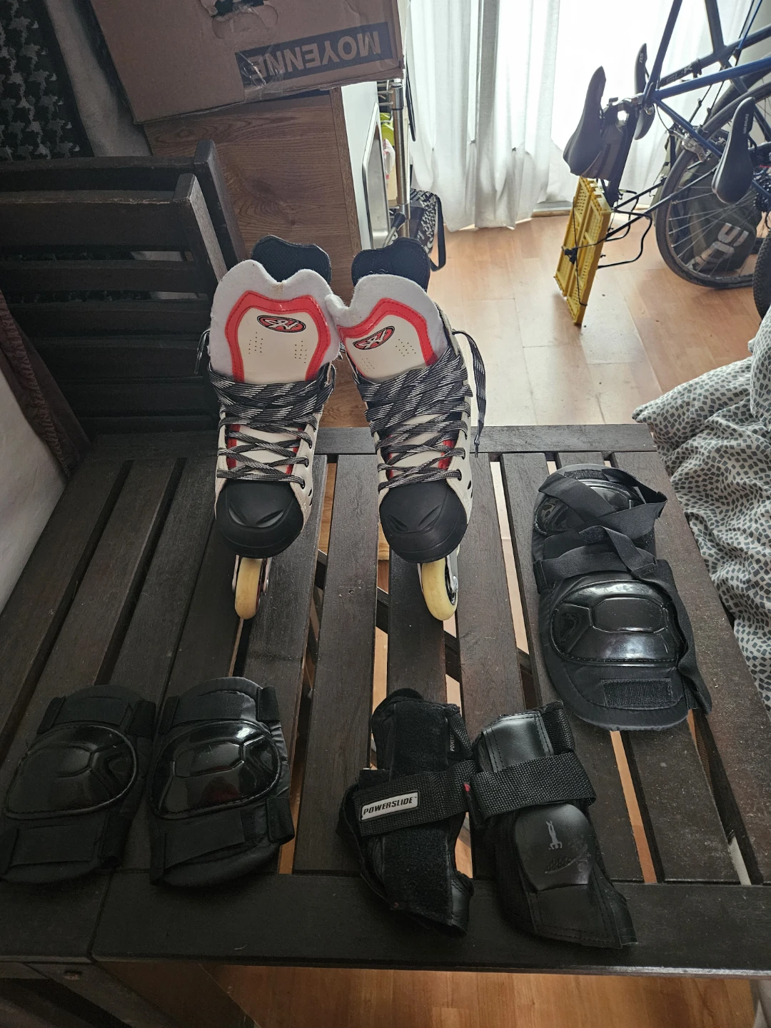 Powerslide Inline Skates with Protective Gear