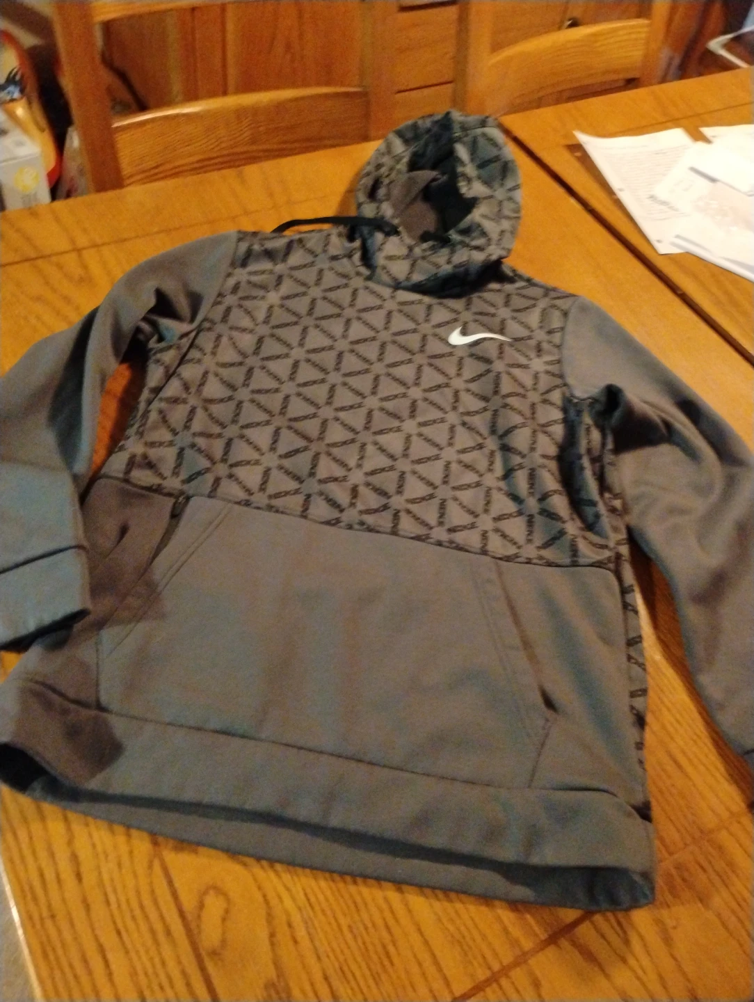 Nike Grey Athletic Hoodie