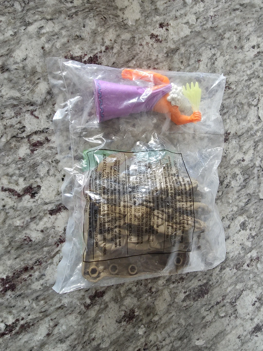 1996 McDonalds Happy Meal Toy Hercules Zeus Rock Titan - photo 3