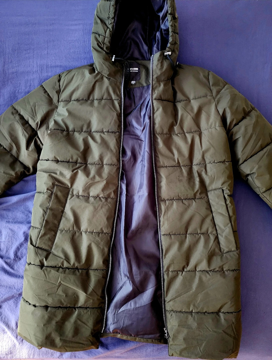ONLY & SONS Puffer Jacket - Olive Green - photo 2