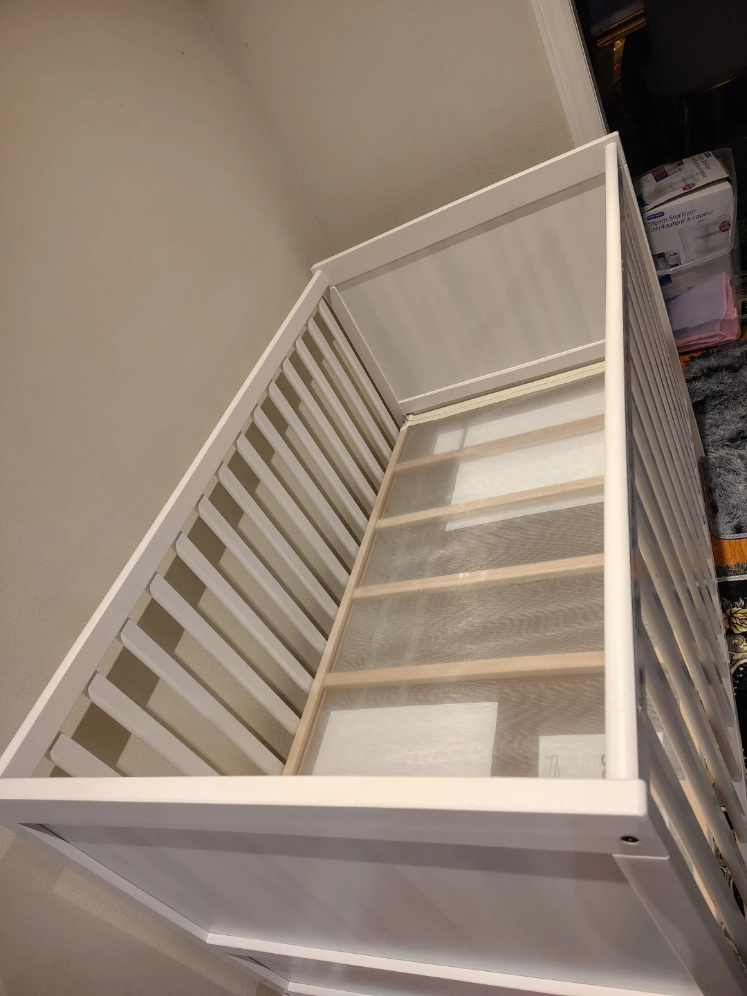 White Baby Crib - photo 3