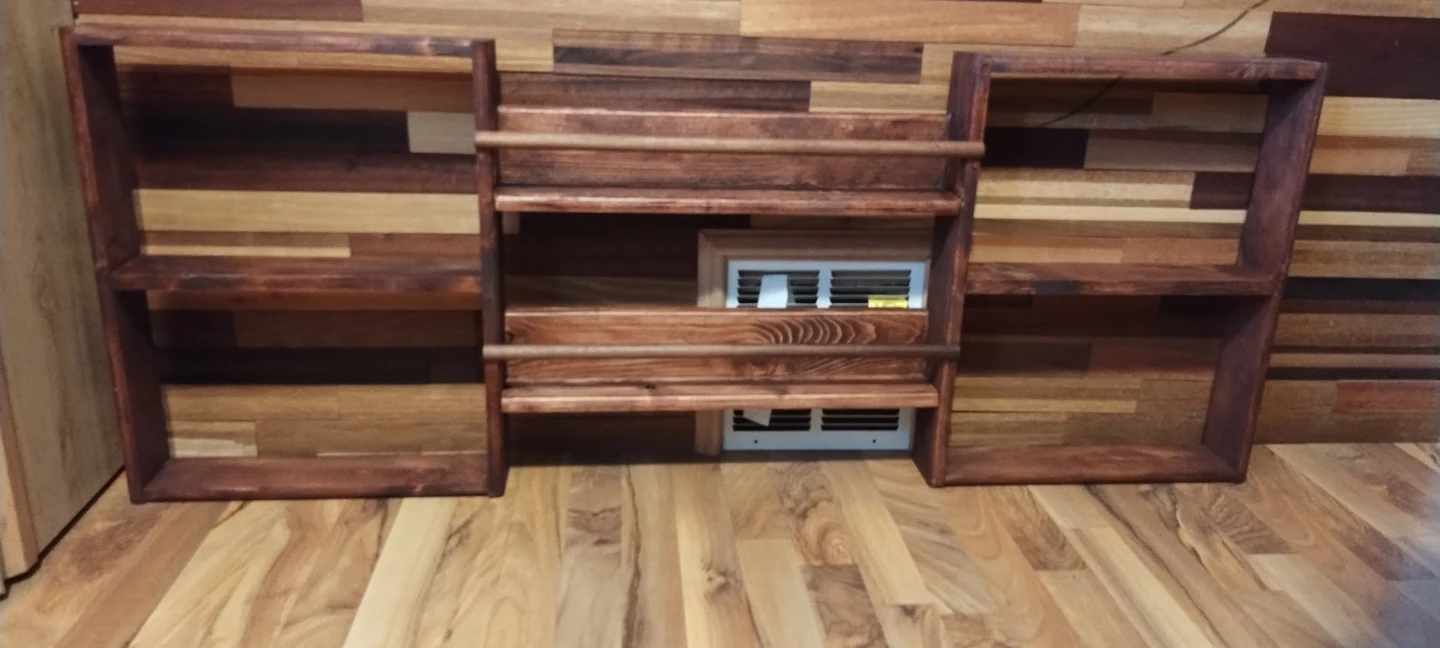 Wooden Wall Shelf Unit - photo 2