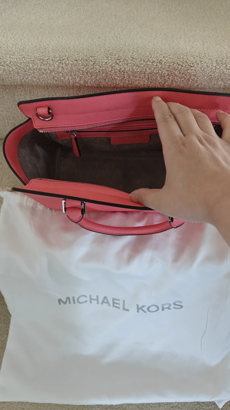 Michael Kors Pink Leather Satchel Handbag - photo 2