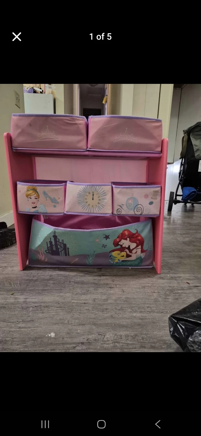 Disney Princess Toy Storage Organizer
