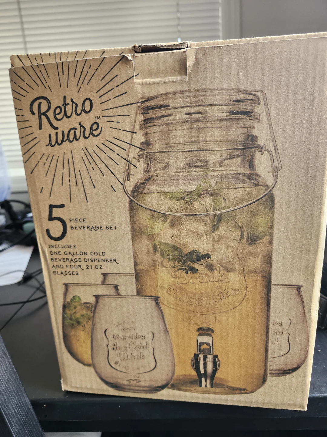 Retro ware 5 Piece Beverage Set