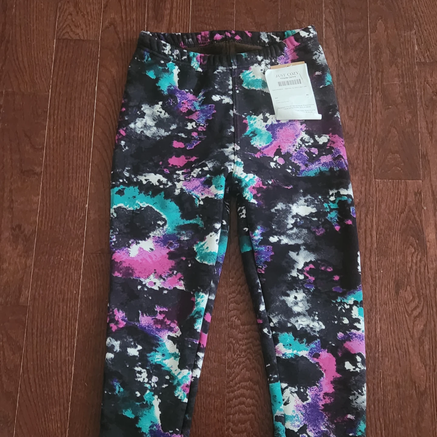 Just Cozy Tie-Dye Fleece Lined Leggings