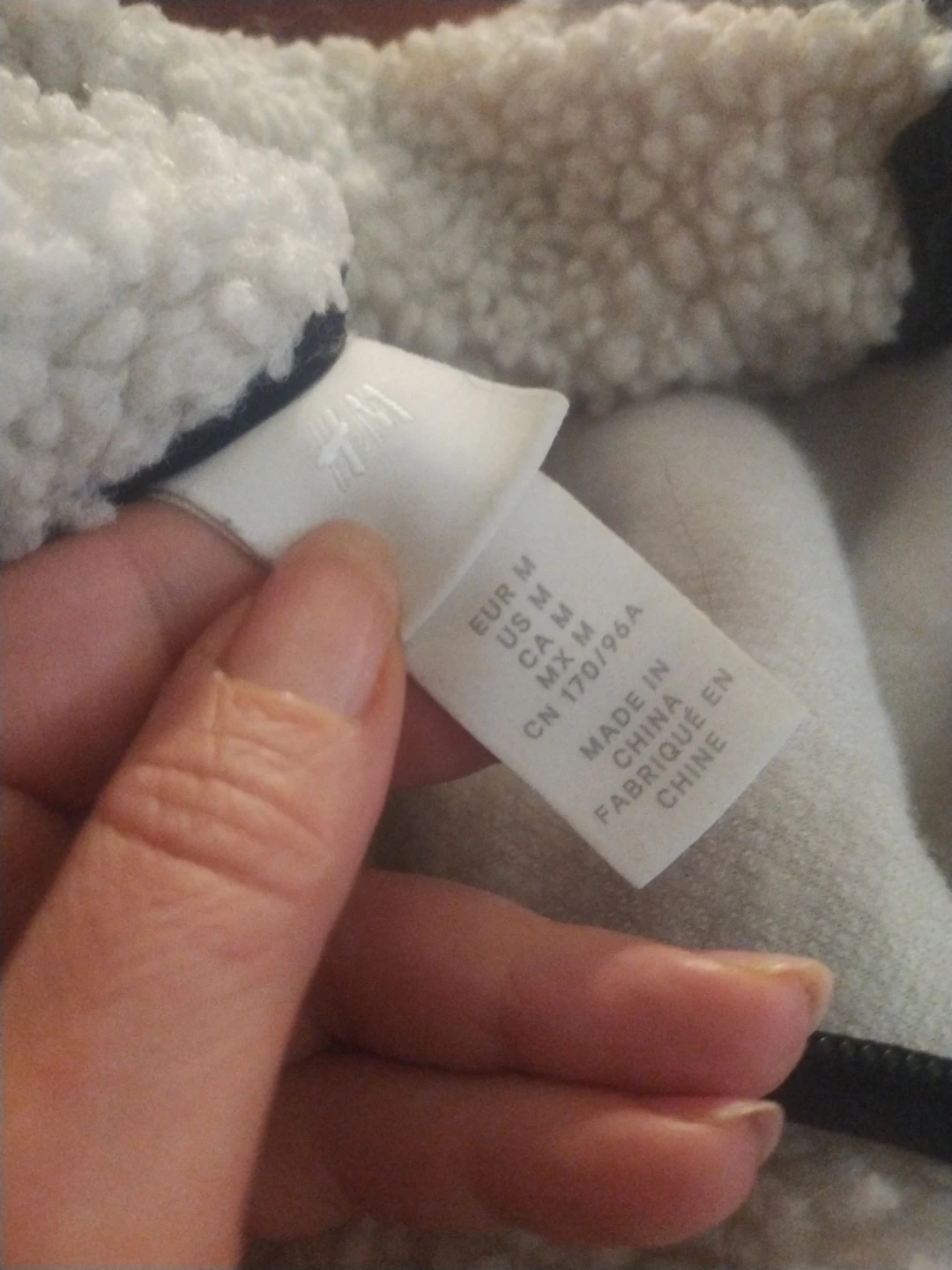H&M Fleece Jacket Size M - photo 2