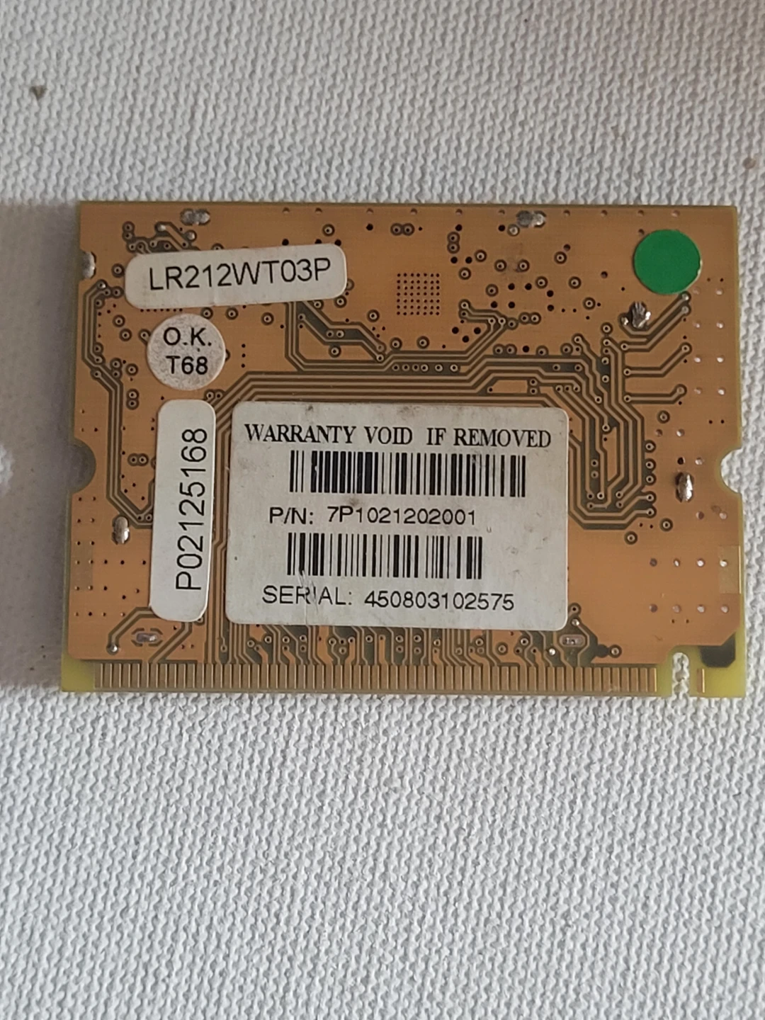 LR212WT03P Computer Component