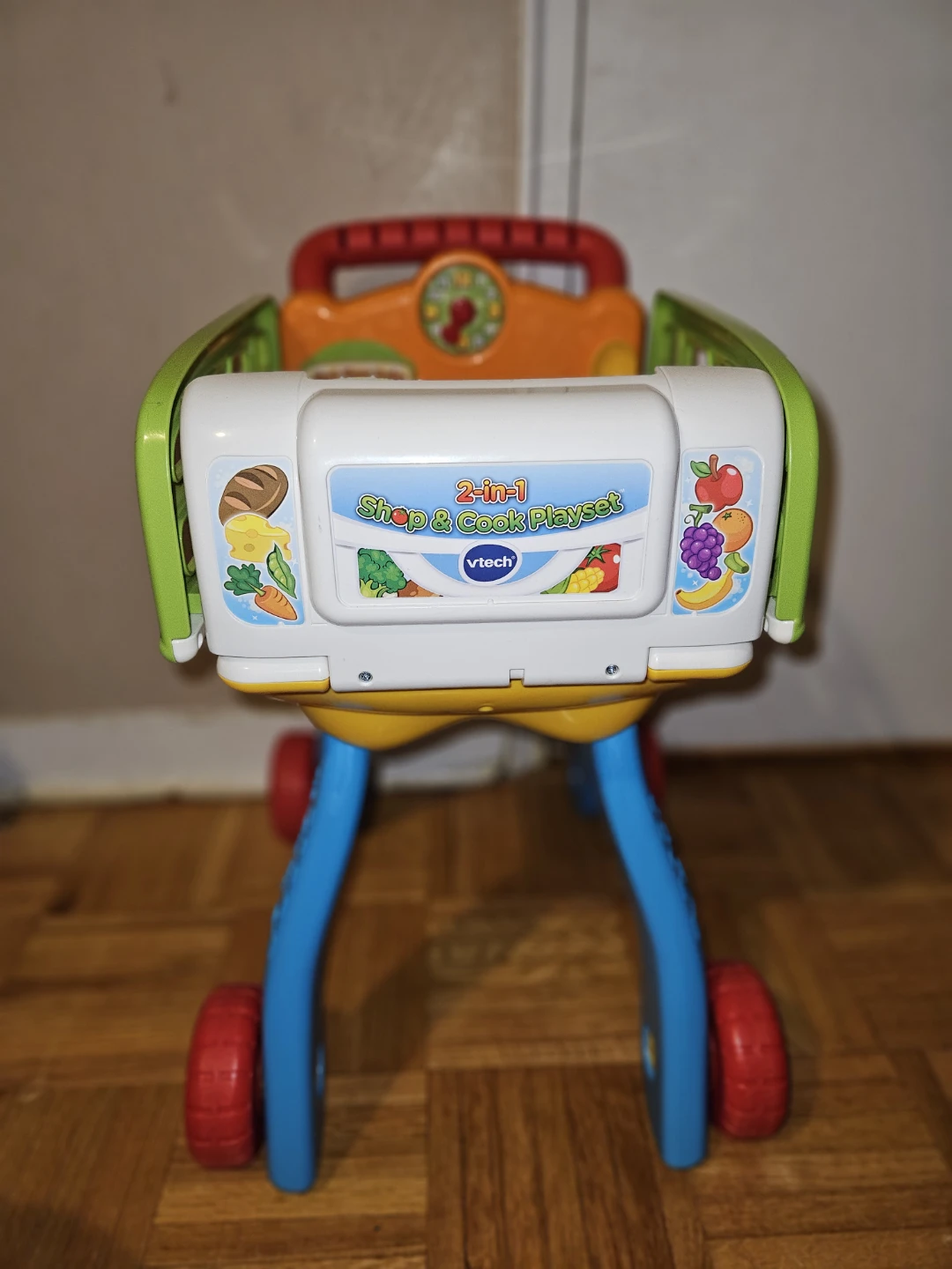 VTech 2-in-1 Shop & Cook Playset Toy Shopping Cart - photo 2