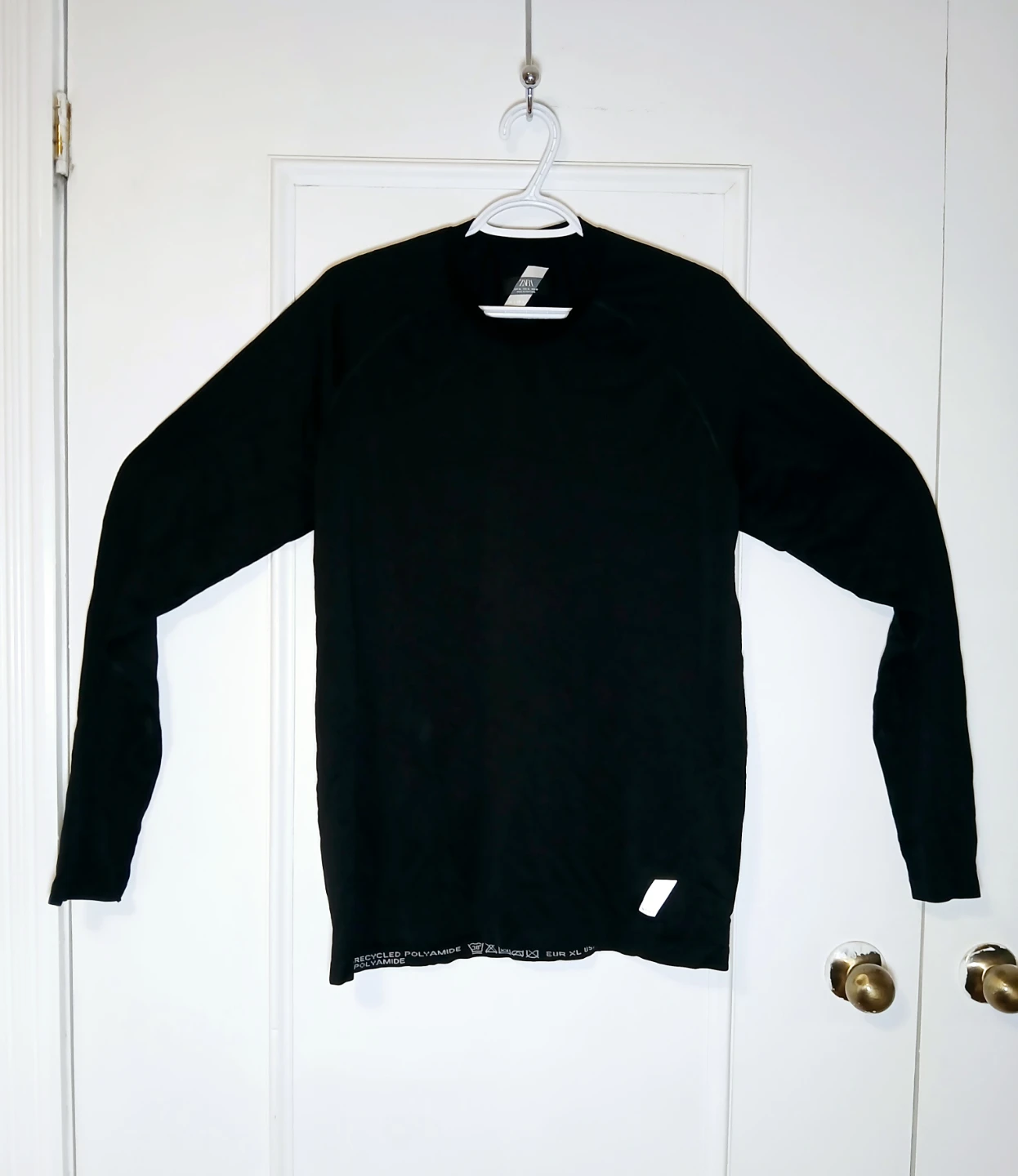Women XL Zara Black Long Sleeve Top