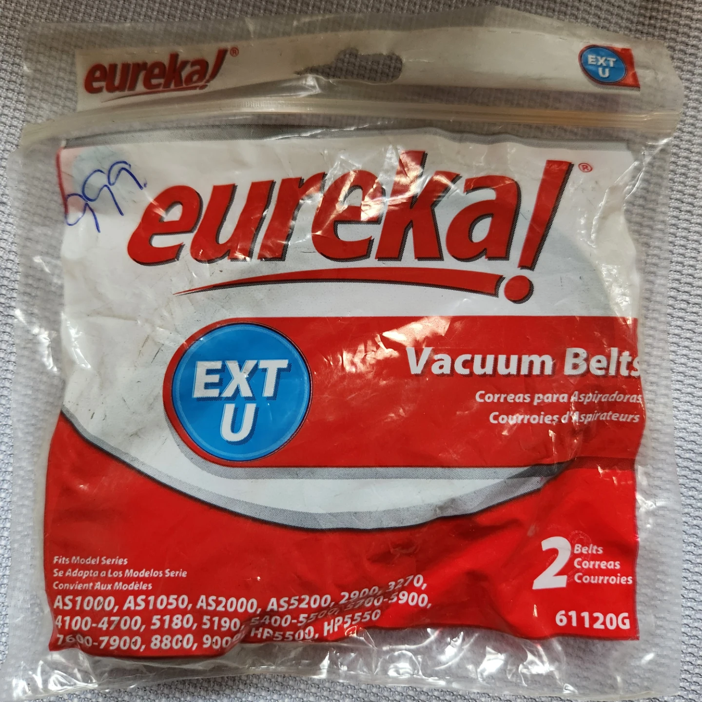Eureka Vacuum Belts 2 Pack