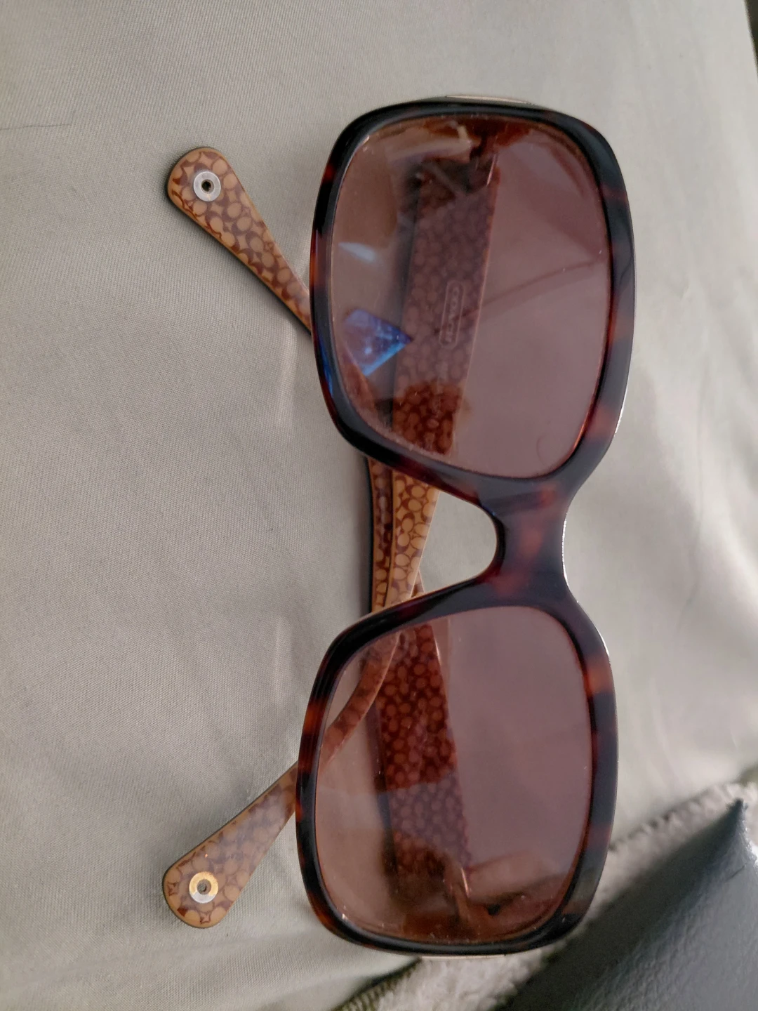 Coach Tortoiseshell Sunglasses
