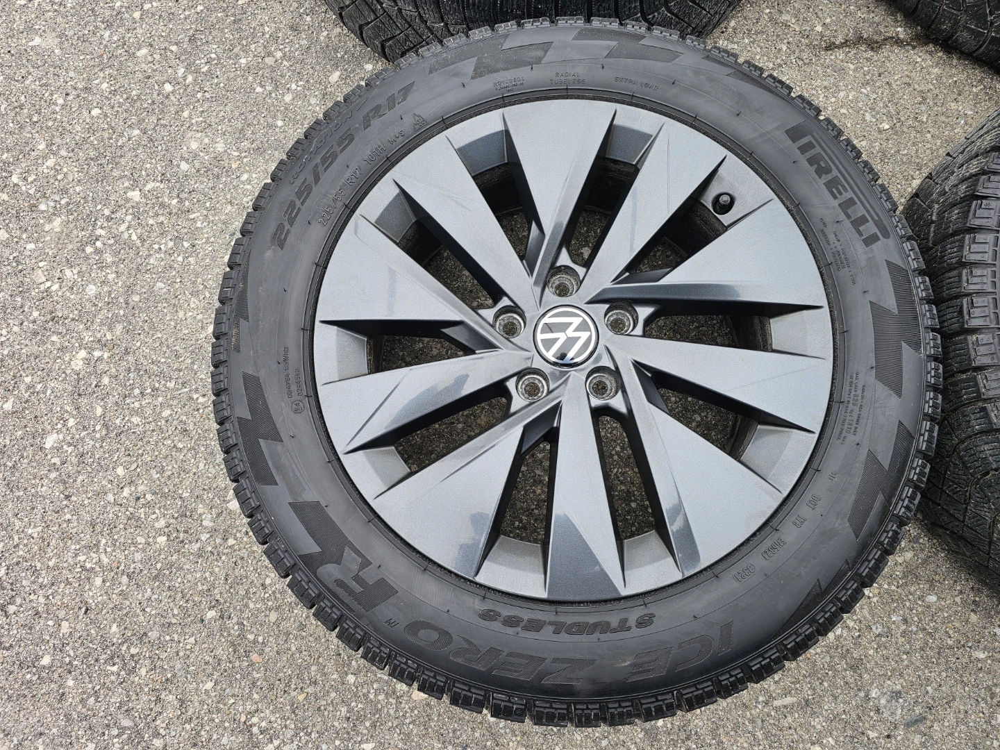 VOLKSWAGEN TAOS WINTER TIRES ON O.E.M RIMS 225/55 R17