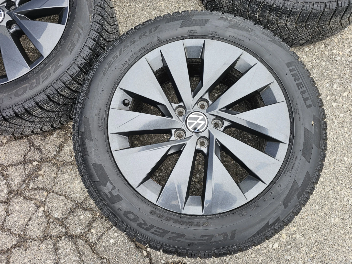 VOLKSWAGEN TAOS WINTER TIRES ON O.E.M RIMS 225/55 R17 - photo 3