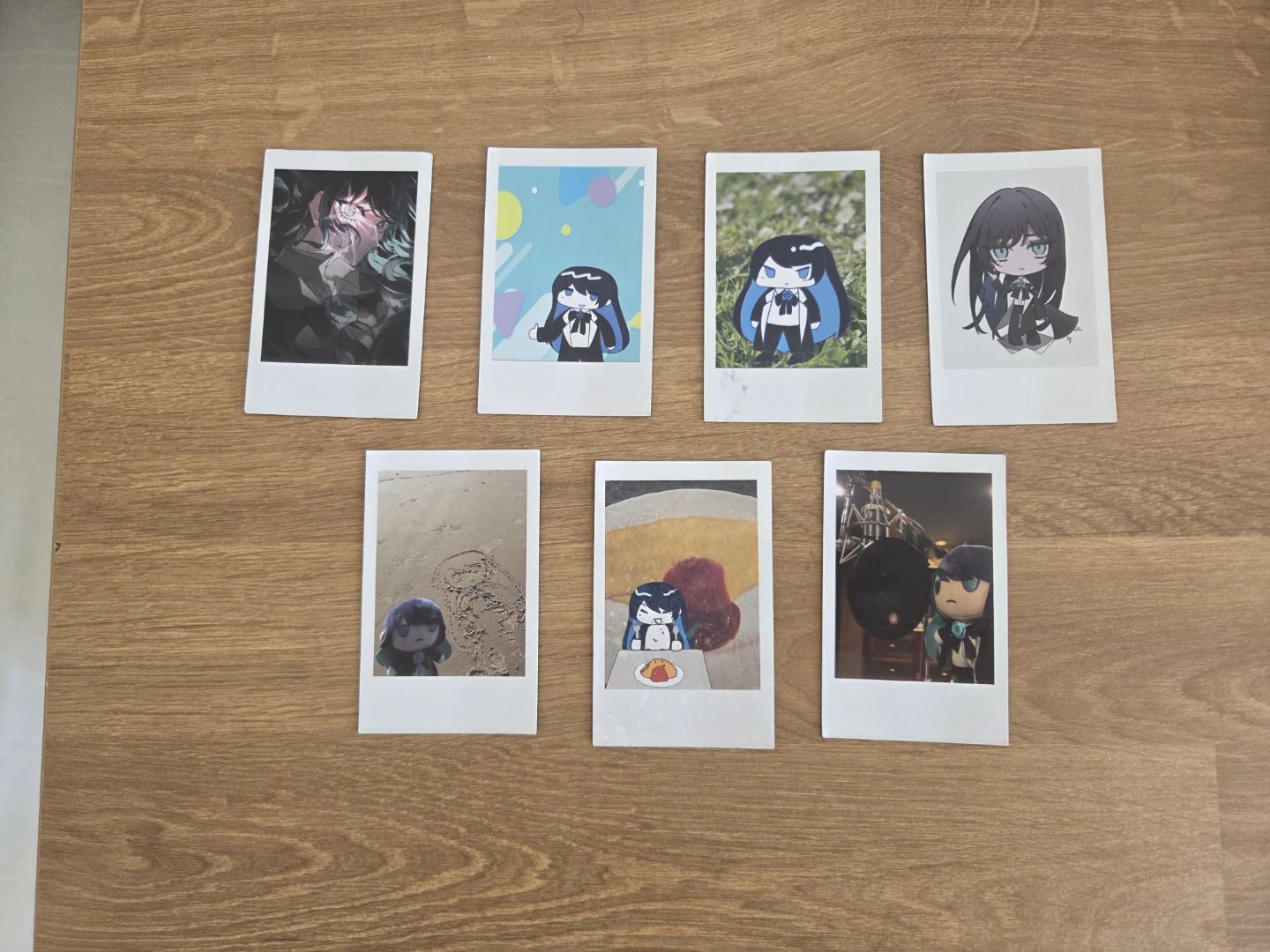 Full set of 7 Ado hibana world tour trading cards