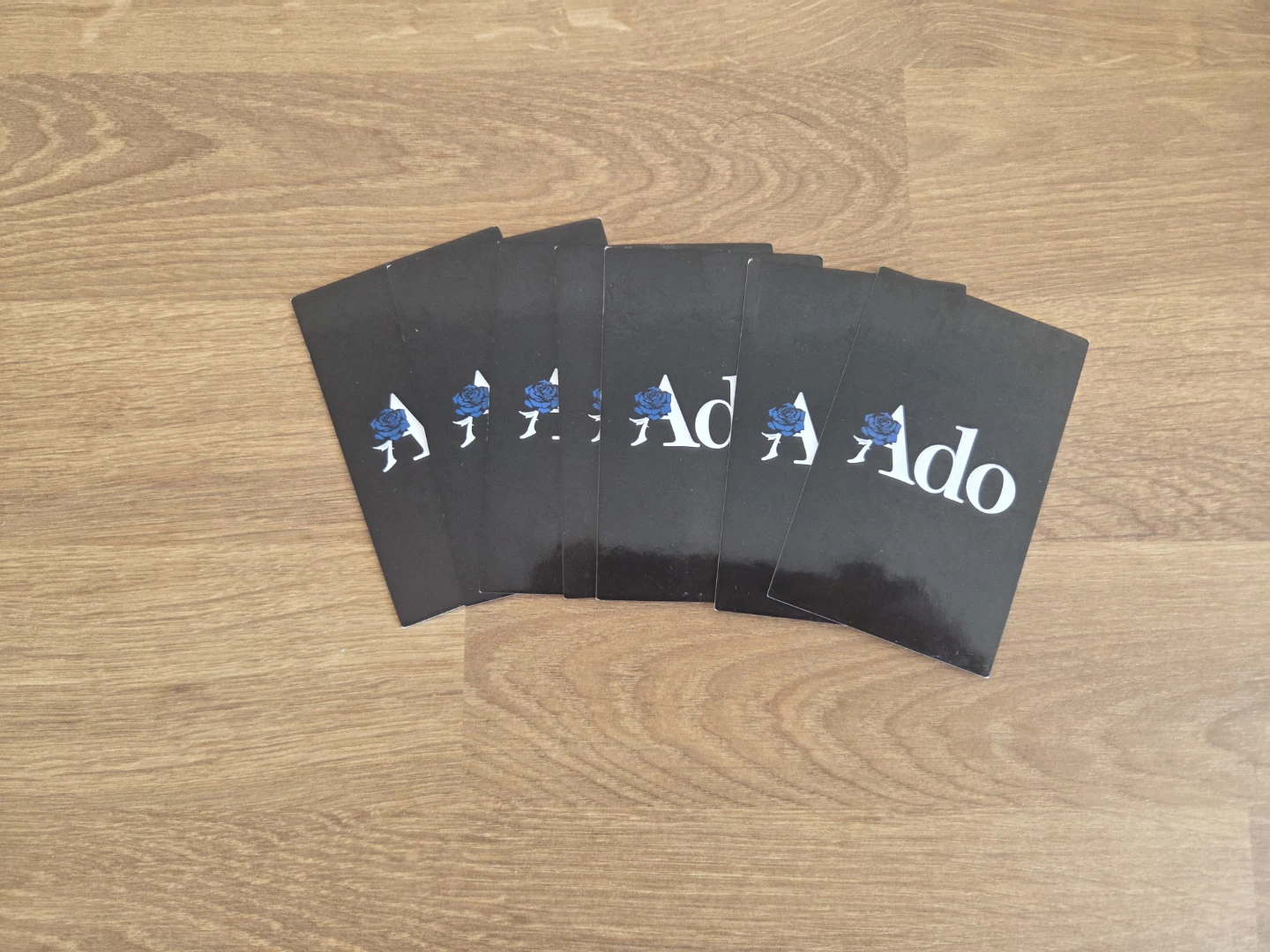 Full set of 7 Ado hibana world tour trading cards - photo 2