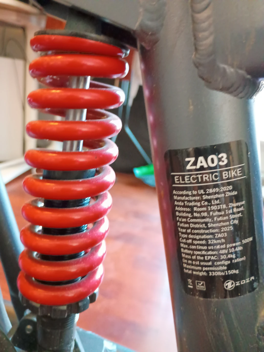 ZOZA ZA03 Electric Bike - photo 4