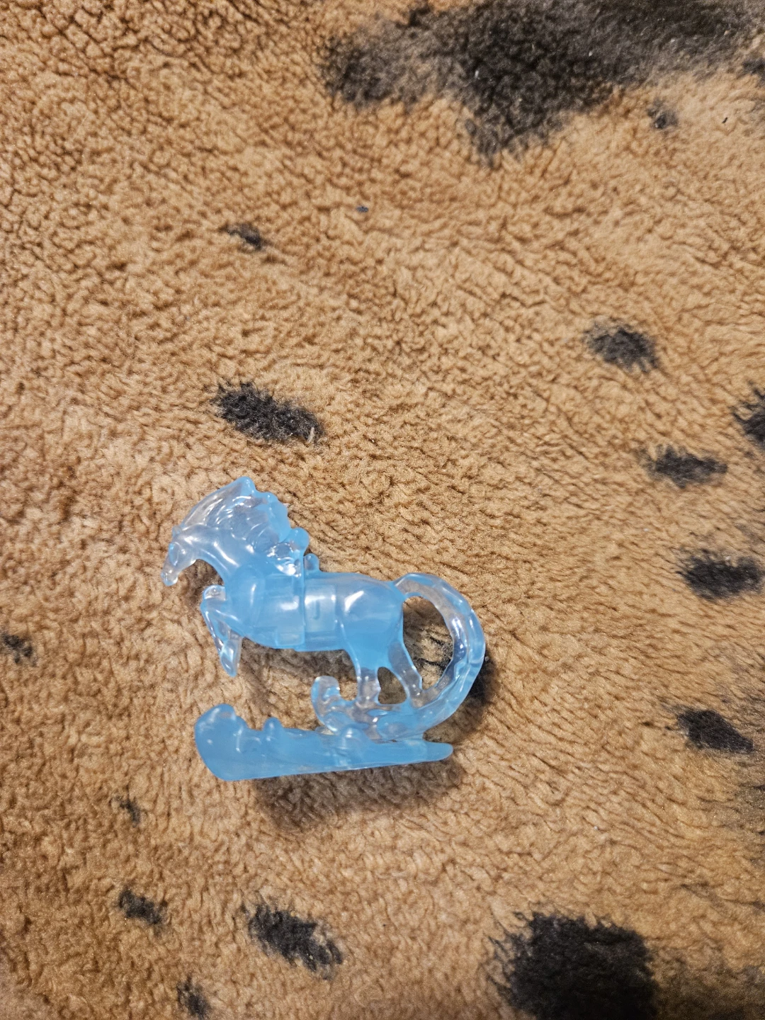Blue Translucent Horse Figurine - photo 2