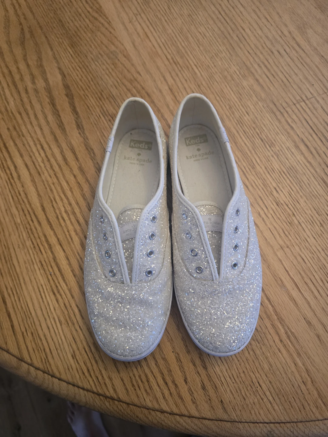 Kate Spade Keds Glitter Sneakers - Women's Size 9.5