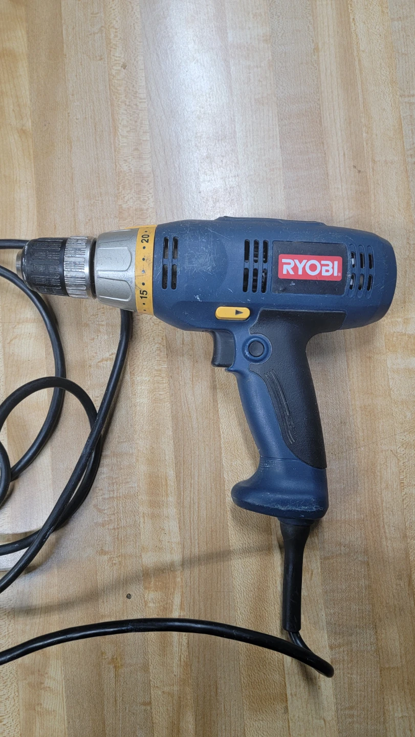 Ryobi Clutch Driver Corded Drill with Case