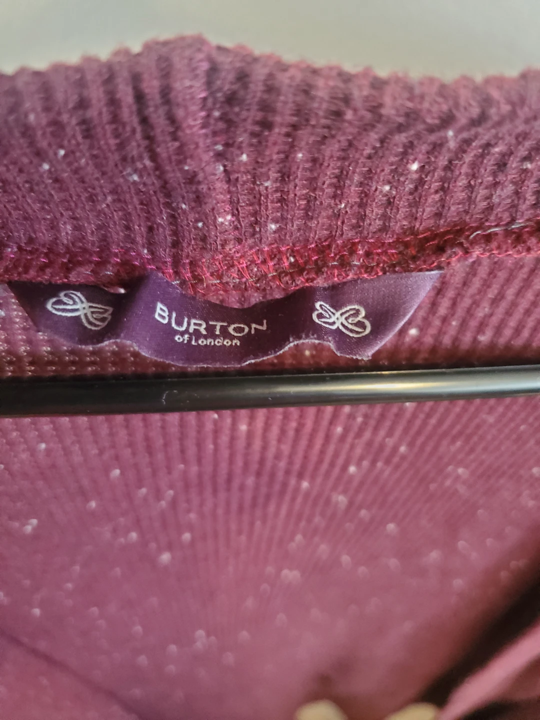 Burton of London Burgundy Cardigan - photo 2