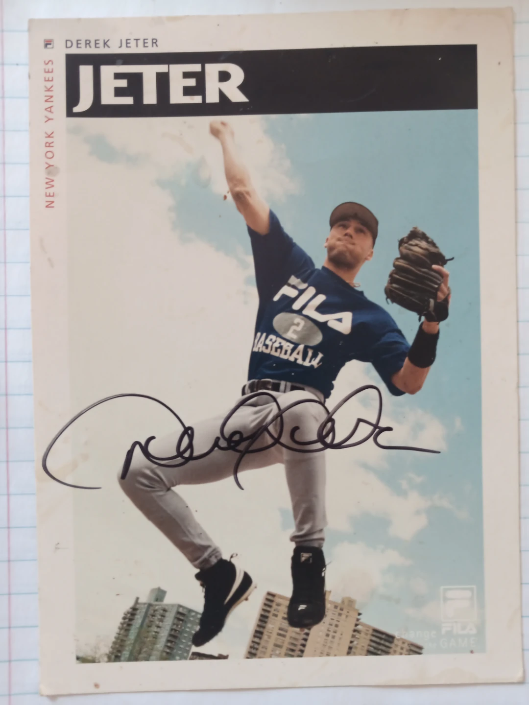 Derek Jeter New York Yankees Baseball Card