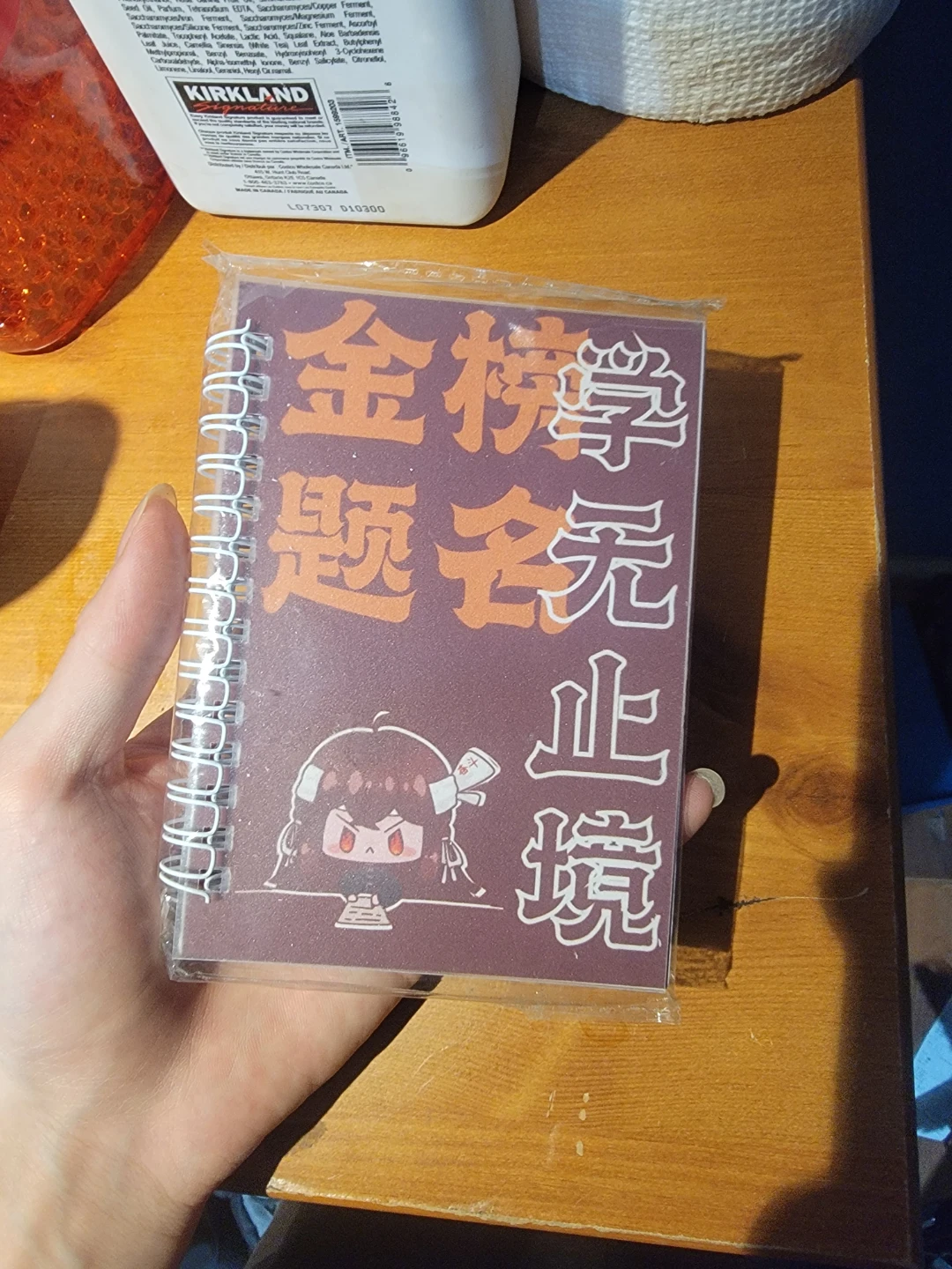 Cute palm notebook