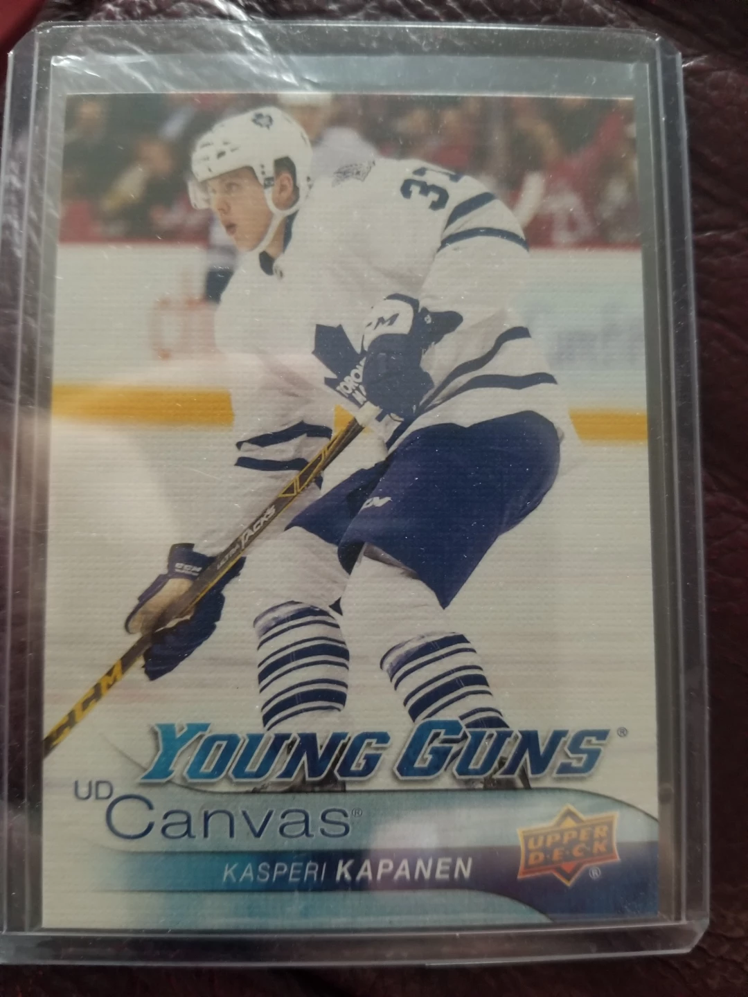 2016-17 Upper Deck Young Guns Canvas Kasperi Kapanen Hockey Card