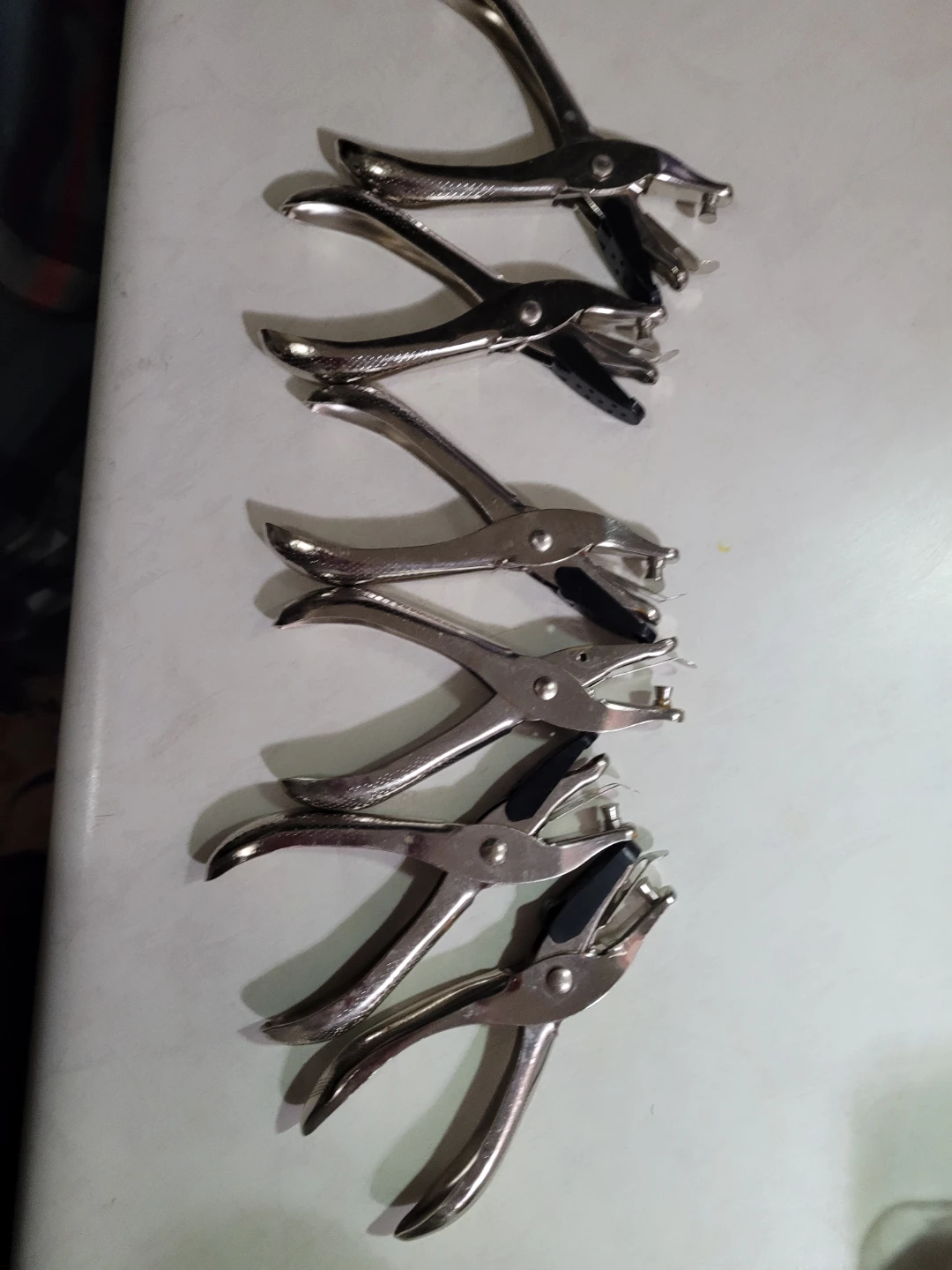Set of 5 Metal Hole Punches