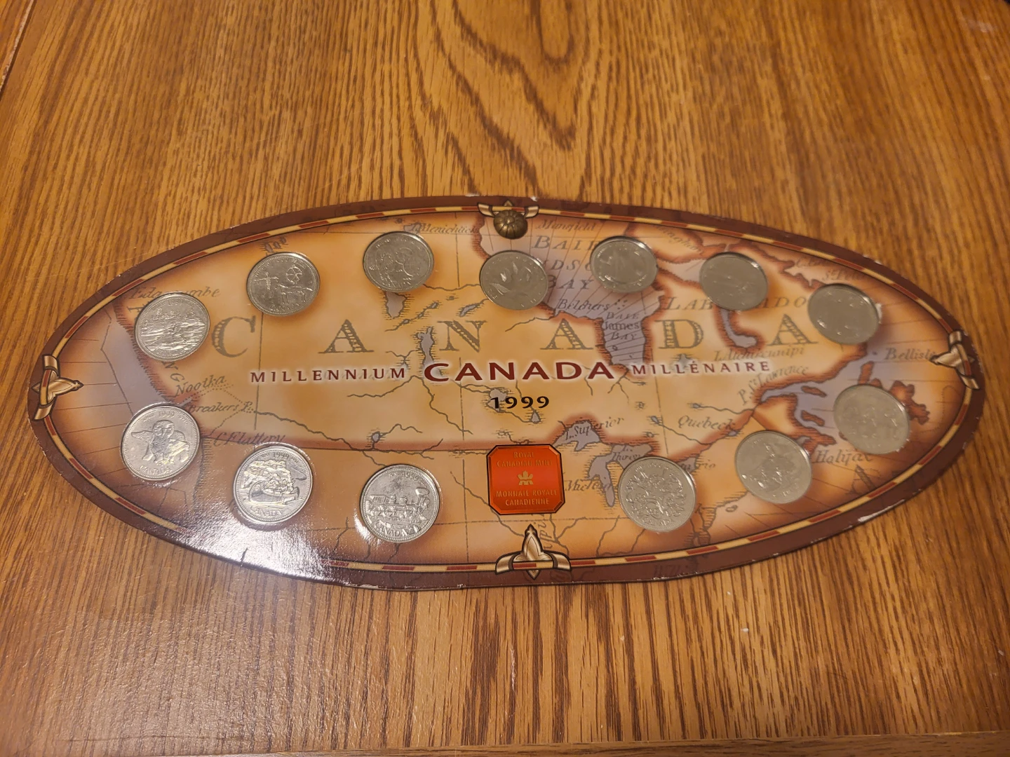 1999 Canada Millennium Quarter Set – Complete w/ Display