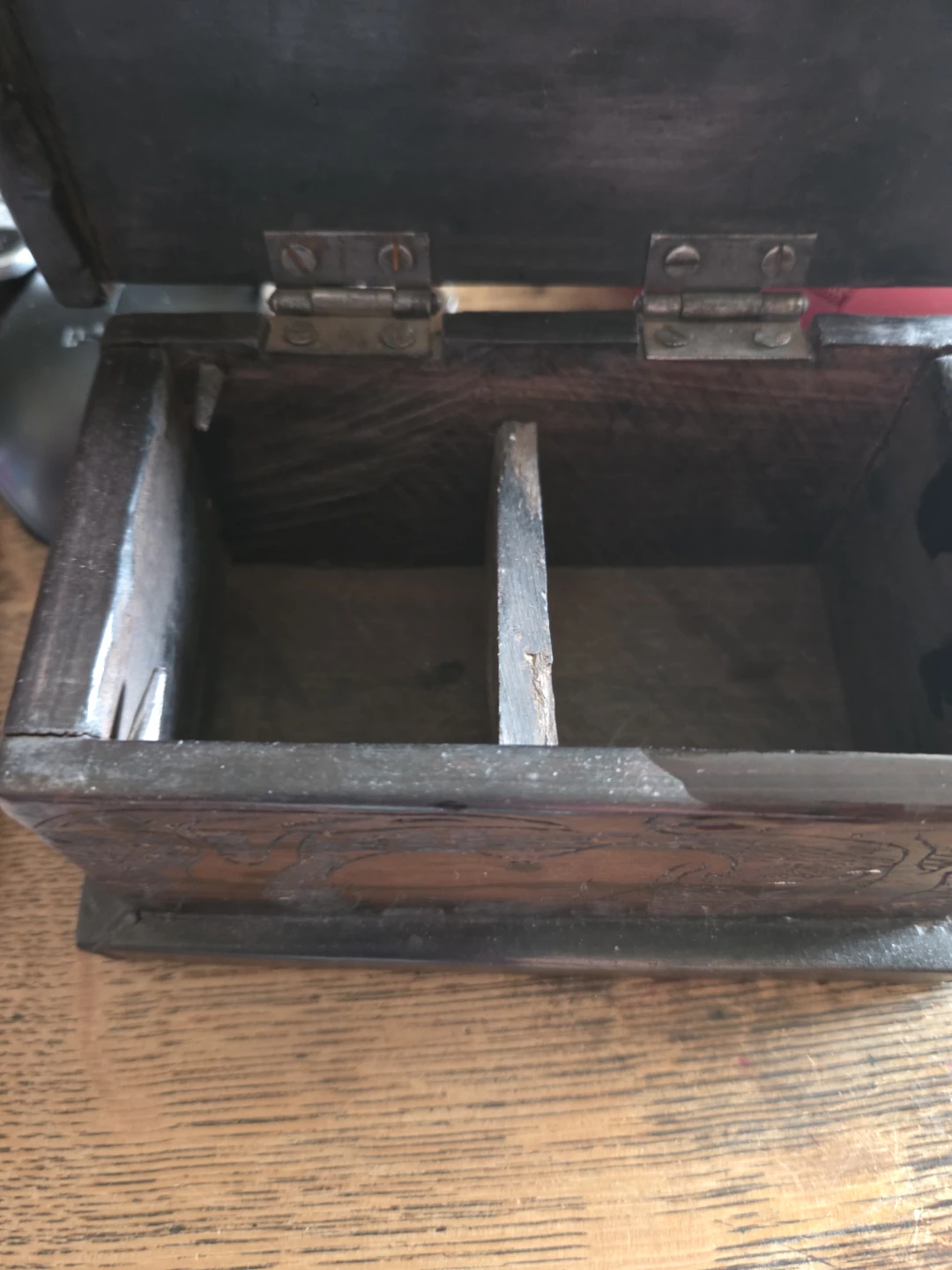 Hand carved jewlery box from Africa - photo 2