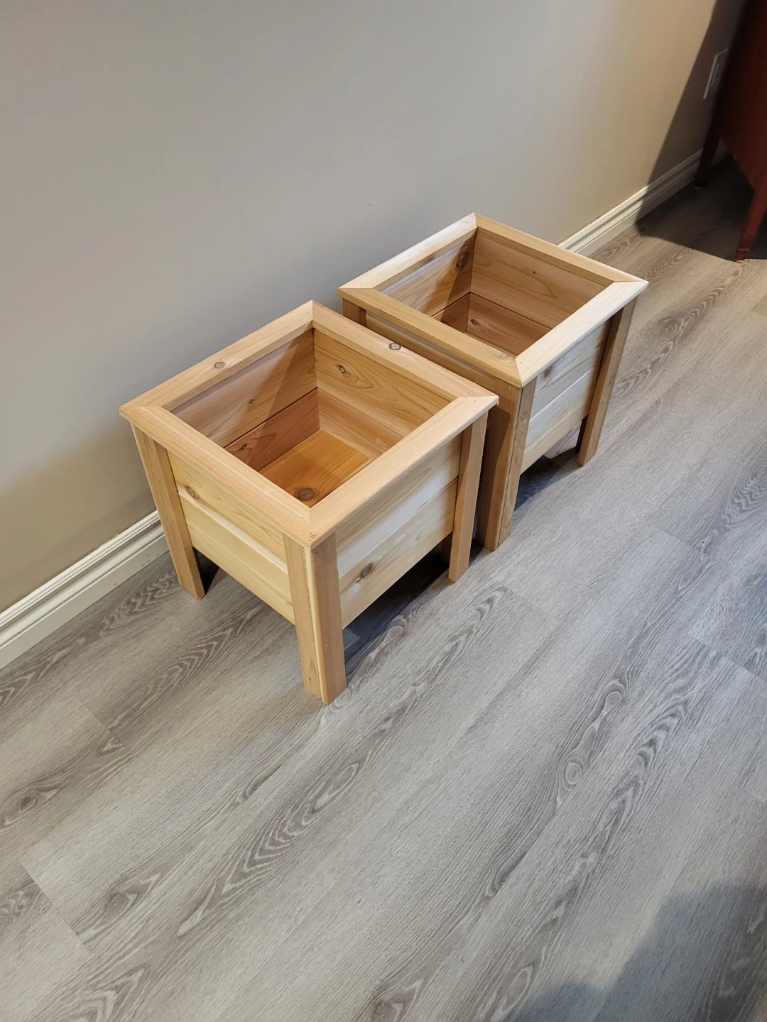 Cedar Garden Patio Wooden Planter Boxes
