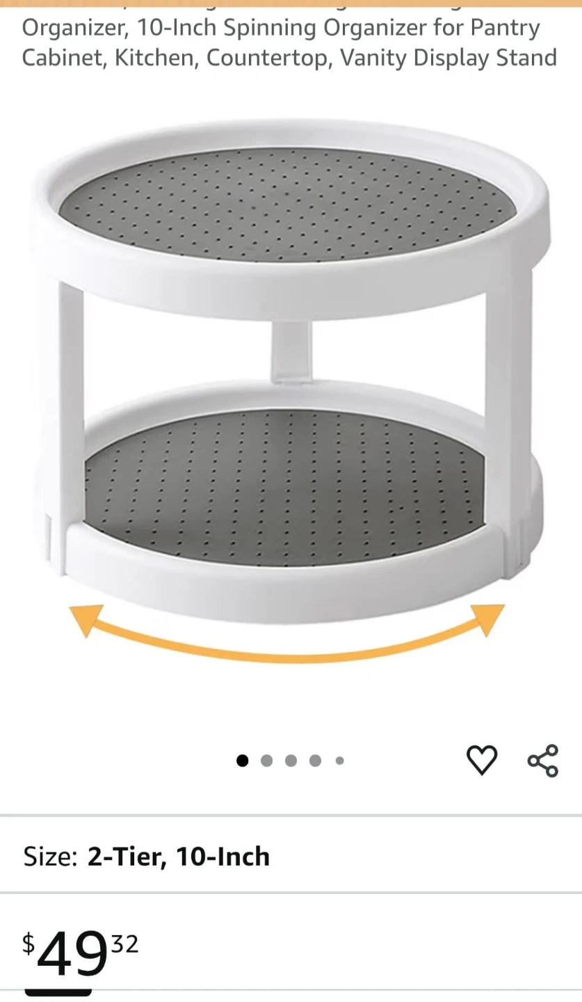 Lazy Susan - 2 Tier Spinning Organizer - photo 4