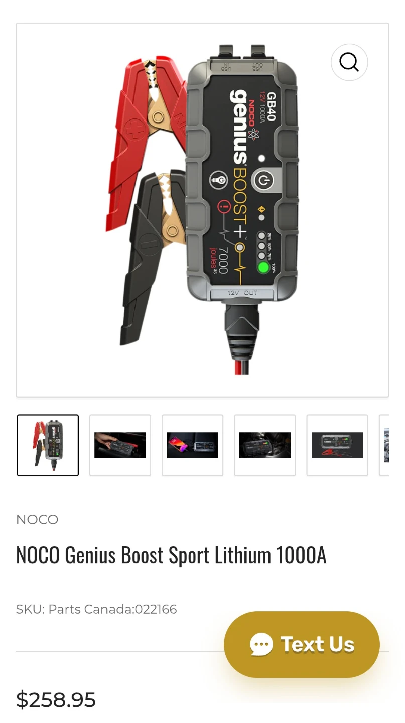 NOCO Genius Boost Sport Lithium 1000A Jump Starter - photo 2