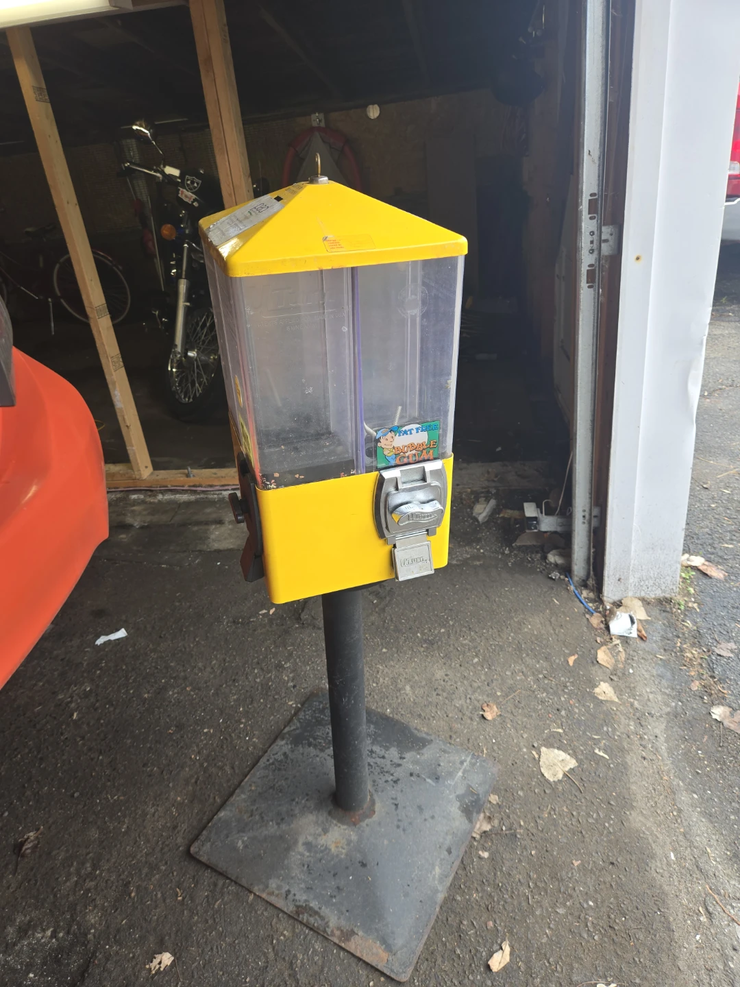 Yellow Gumball Machine