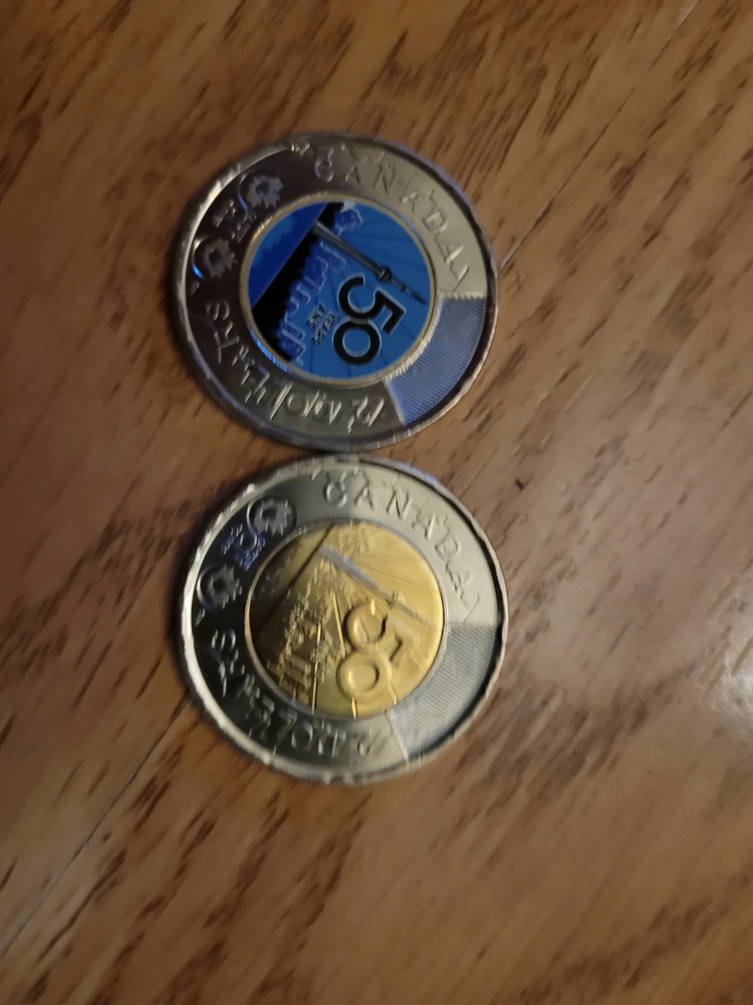 Two Canadian 50 Cent Coins - photo 4