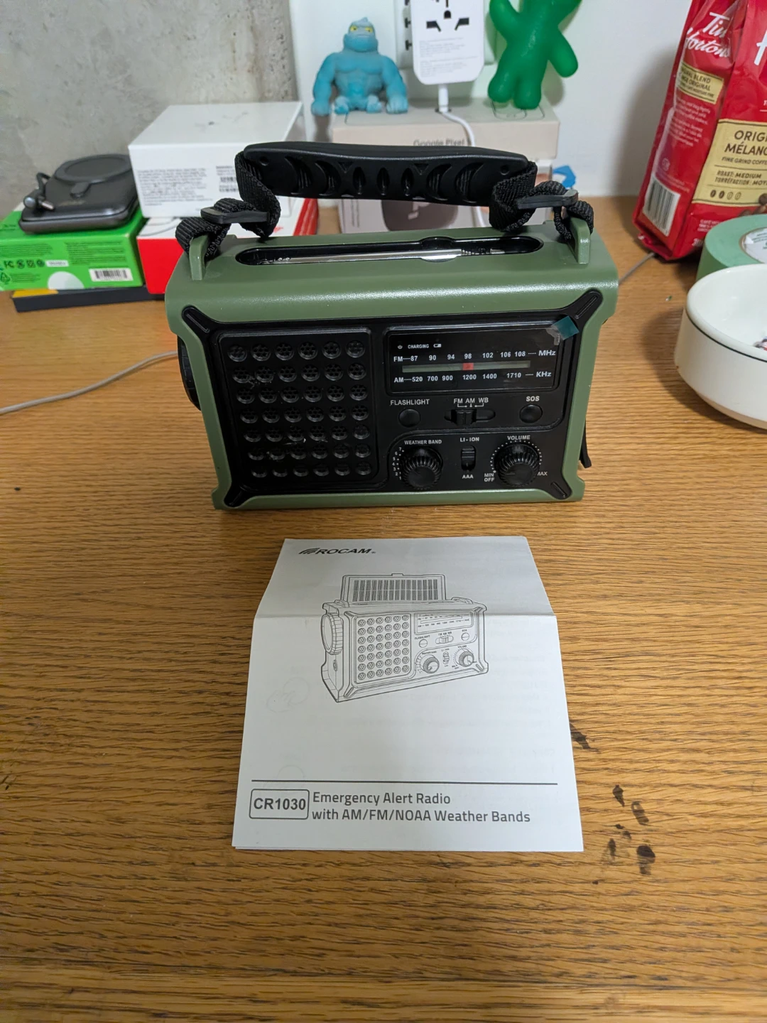 ROCAM CR1030 Emergency Alert Radio with AM/FM/NOAA