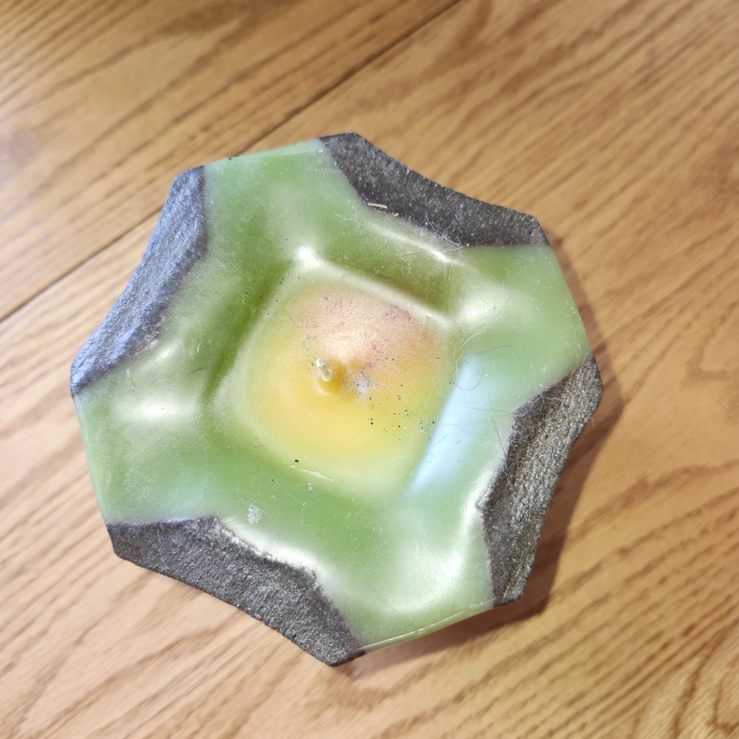 Vintage, MCM Sandcast Candle - photo 2