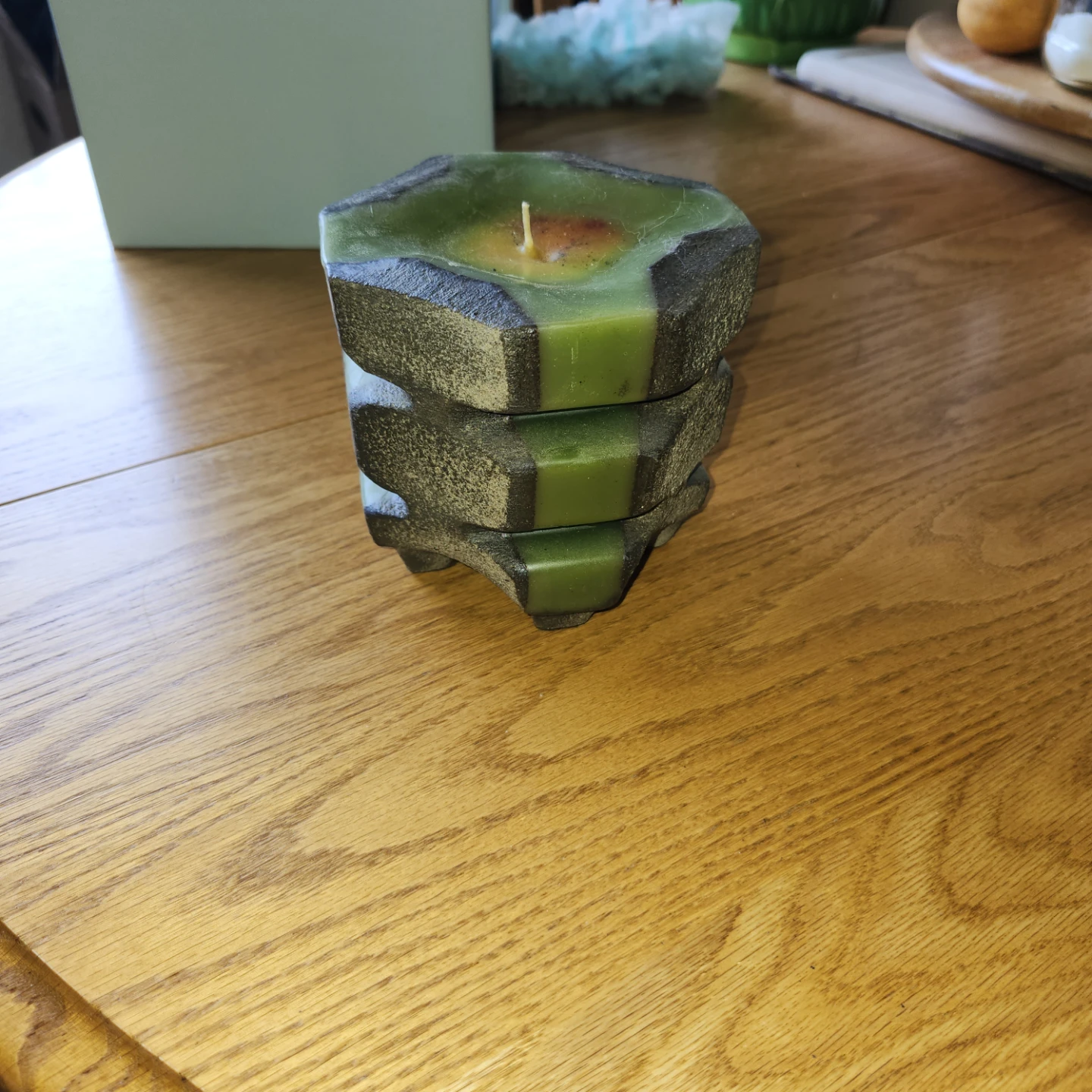 Vintage, MCM Sandcast Candle - photo 3