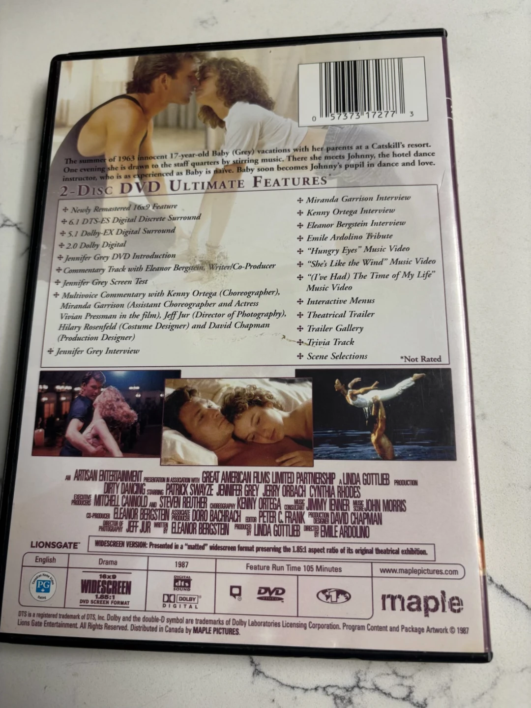 Dirty Dancing Ultimate Edition 2-Disc DVD - photo 2