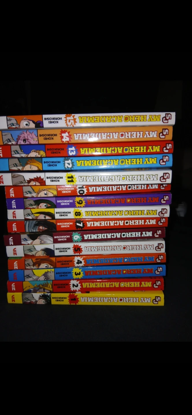 My Hero Academia Manga Volumes 1-15