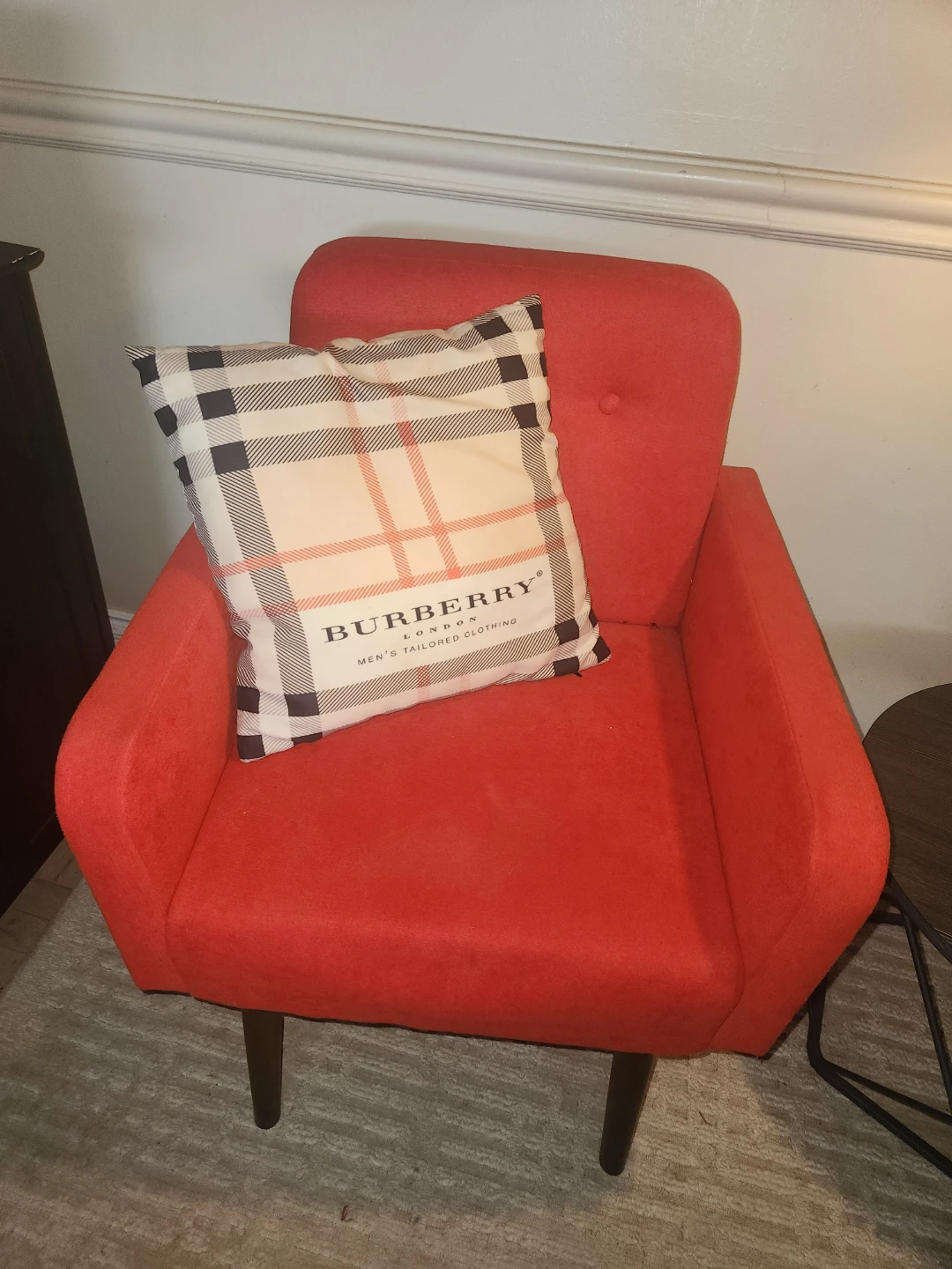 Red Accent Chairs Set of 2 - photo 3